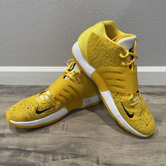 Nike KD 14 TB Promo Mens Size 15 Yellow Amarillo Basketball Sneakers DM5040-700 - Picture 2 of 11